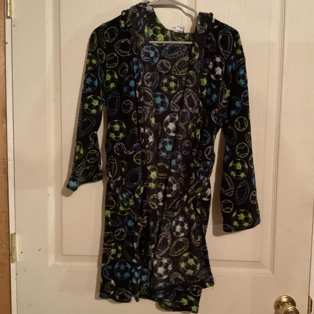 Kids Sports-Themed Pajama Robe